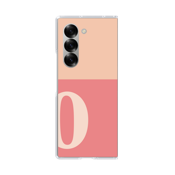 Clear Case［ オリジナル - initial two tone - O pink ］