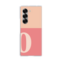 Clear Case［ オリジナル - initial two tone - O pink ］