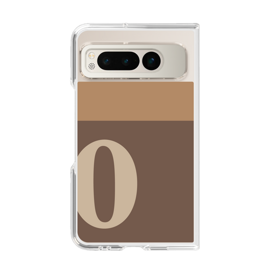 Clear Case［ Original - initial two tone - O brown ］
