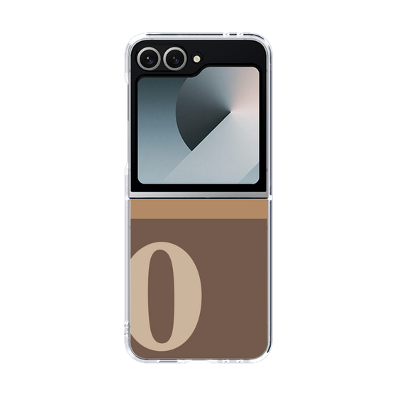 Clear Case［ オリジナル - initial two tone - O brown ］