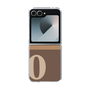 Clear Case［ オリジナル - initial two tone - O brown ］