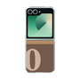 Clear Case［ オリジナル - initial two tone - O brown ］