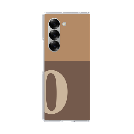 Clear Case［ オリジナル - initial two tone - O brown ］