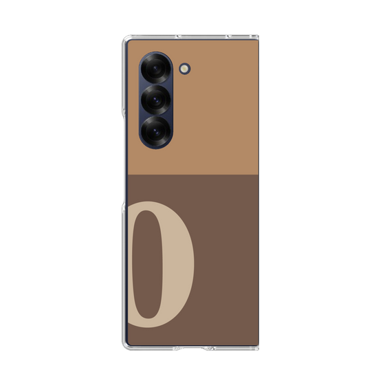 Clear Case［ オリジナル - initial two tone - O brown ］