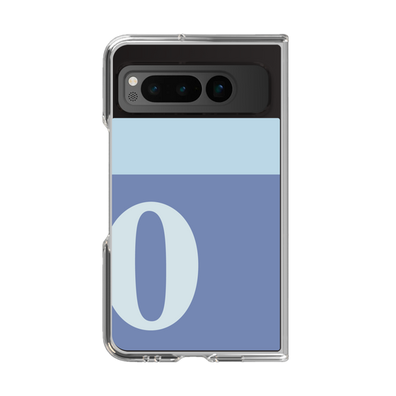 Clear Case［ Original - initial two tone - O blue ］