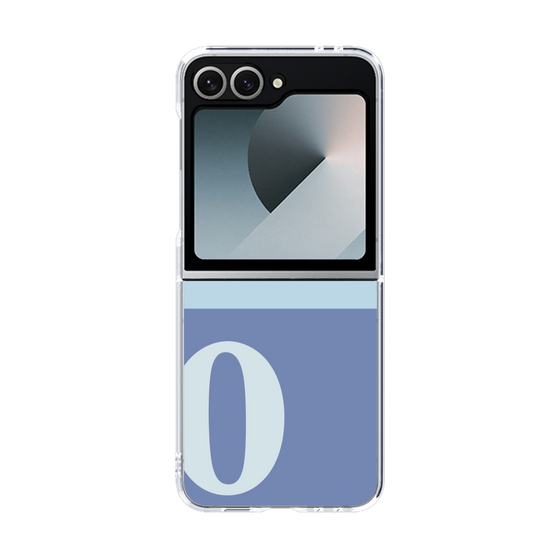 Clear Case［ オリジナル - initial two tone - O blue ］