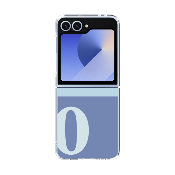 Clear Case［ オリジナル - initial two tone - O blue ］