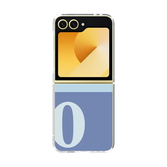 Clear Case［ オリジナル - initial two tone - O blue ］
