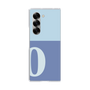 Clear Case［ オリジナル - initial two tone - O blue ］