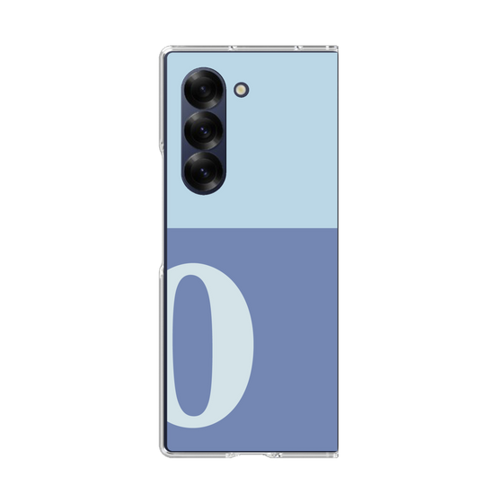 Clear Case［ オリジナル - initial two tone - O blue ］