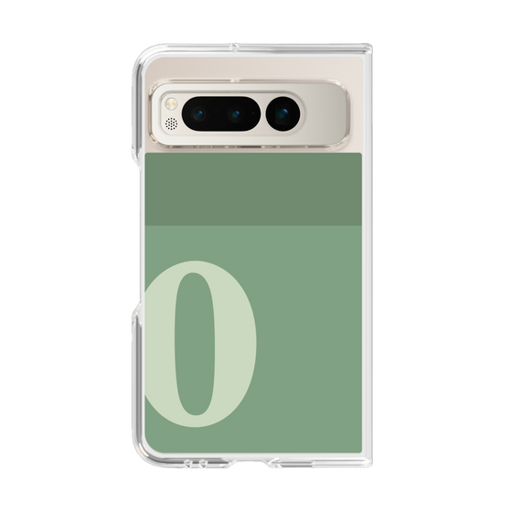 Clear Case［ Original - initial two tone - O green ］