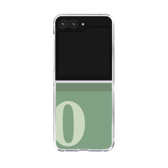 Clear Case［ Original - initial two tone - O green ］