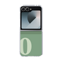 Clear Case［ オリジナル - initial two tone - O green ］