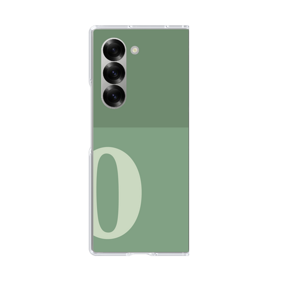 Clear Case［ オリジナル - initial two tone - O green ］