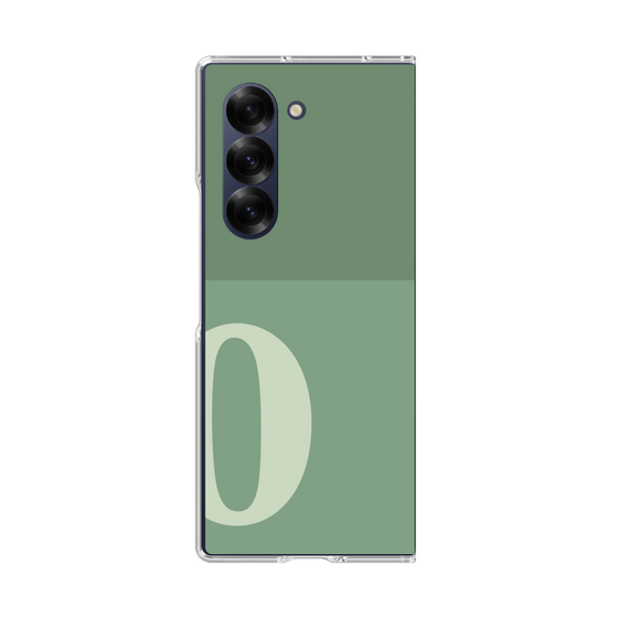 Clear Case［ オリジナル - initial two tone - O green ］