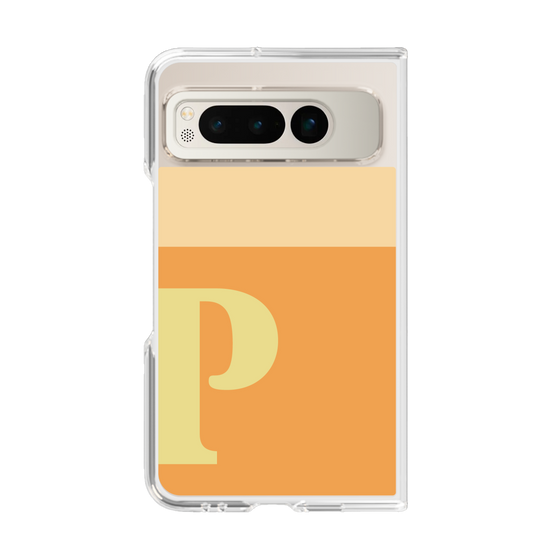 Clear Case［ Original - initial two tone - P orange ］