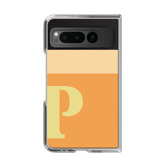 Clear Case［ Original - initial two tone - P orange ］