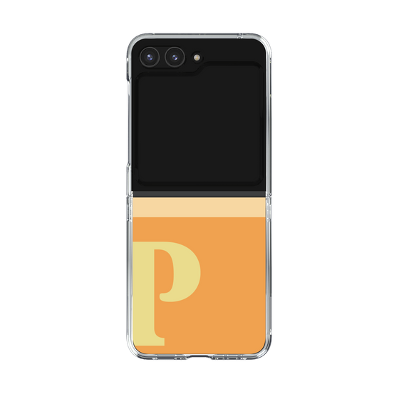 Clear Case［ Original - initial two tone - P orange ］