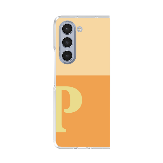 Clear Case［ Original - initial two tone - P orange ］