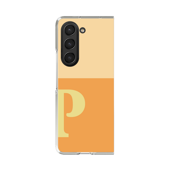 Clear Case［ Original - initial two tone - P orange ］