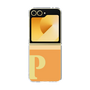 Clear Case［ オリジナル - initial two tone - P orange ］