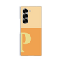 Clear Case［ オリジナル - initial two tone - P orange ］