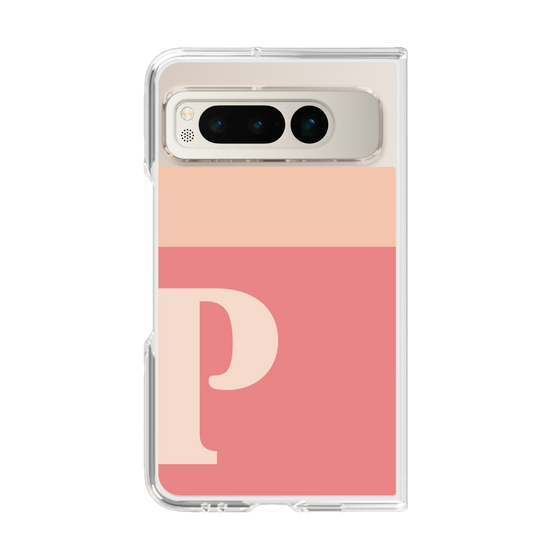 Clear Case［ Original - initial two tone - P pink ］