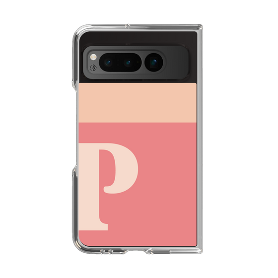 Clear Case［ Original - initial two tone - P pink ］