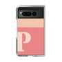 Clear Case［ Original - initial two tone - P pink ］