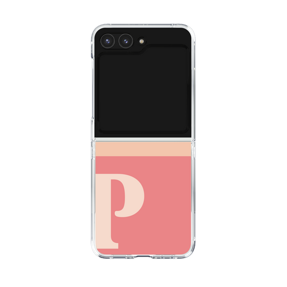Clear Case［ Original - initial two tone - P pink ］