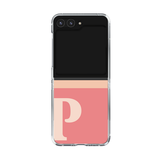 Clear Case［ Original - initial two tone - P pink ］