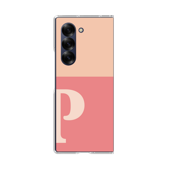 Clear Case［ オリジナル - initial two tone - P pink ］