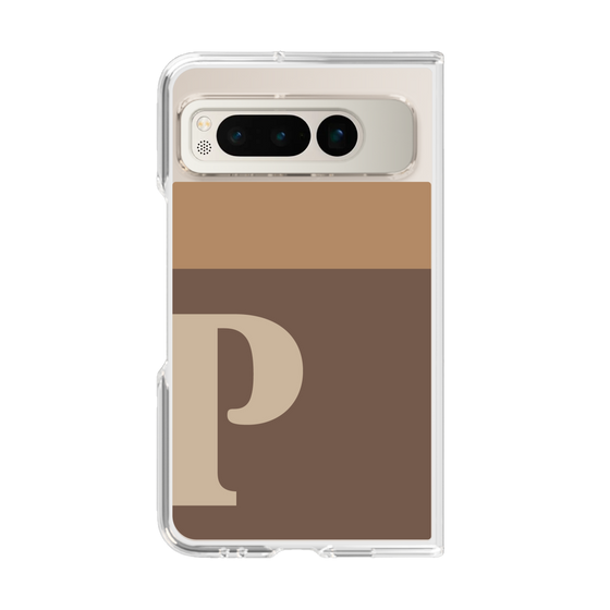 Clear Case［ Original - initial two tone - P brown ］