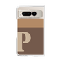 Clear Case［ Original - initial two tone - P brown ］