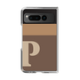 Clear Case［ Original - initial two tone - P brown ］