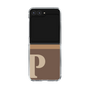 Clear Case［ Original - initial two tone - P brown ］