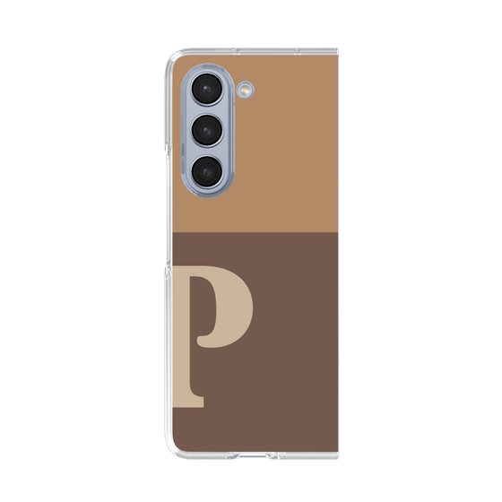 Clear Case［ Original - initial two tone - P brown ］
