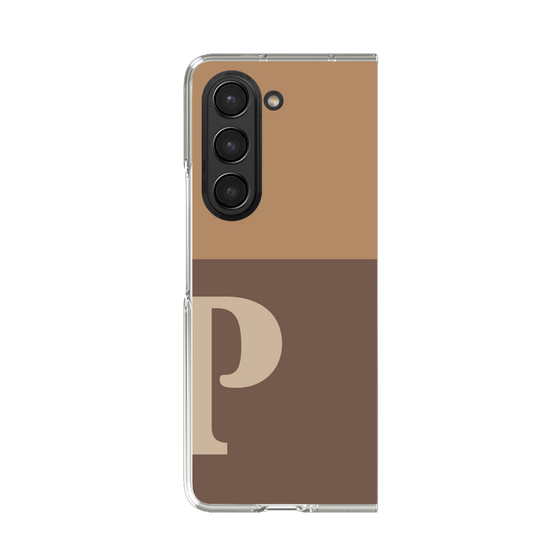Clear Case［ Original - initial two tone - P brown ］