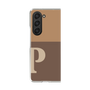 Clear Case［ Original - initial two tone - P brown ］