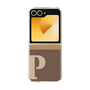 Clear Case［ オリジナル - initial two tone - P brown ］