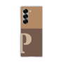 Clear Case［ オリジナル - initial two tone - P brown ］