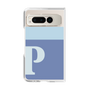 Clear Case［ Original - initial two tone - P blue ］