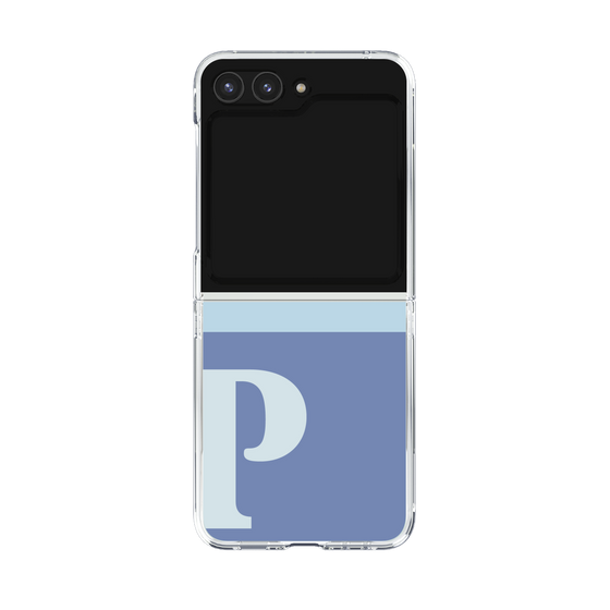 Clear Case［ Original - initial two tone - P blue ］