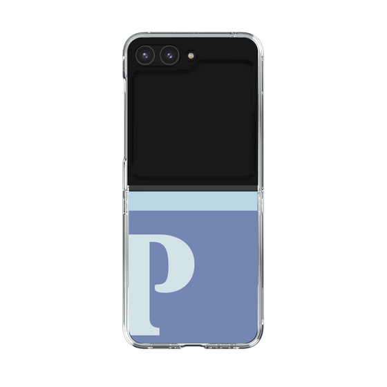 Clear Case［ Original - initial two tone - P blue ］