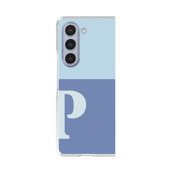 Clear Case［ Original - initial two tone - P blue ］