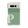 Clear Case［ Original - initial two tone - P green ］