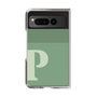 Clear Case［ Original - initial two tone - P green ］