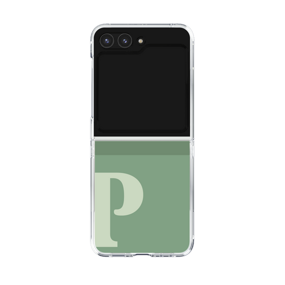 Clear Case［ Original - initial two tone - P green ］