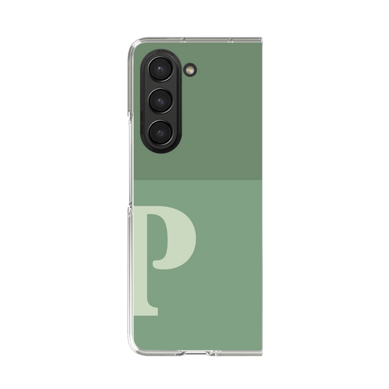 Clear Case［ Original - initial two tone - P green ］