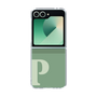 Clear Case［ オリジナル - initial two tone - P green ］